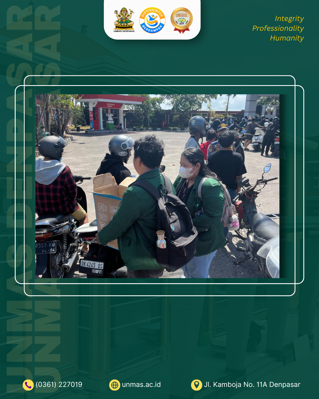 bem-unmas-denpasar-gelar-aksi-sosial-bagikan-makanan-dan-minuman-gratis-di-sejumlah-spbu