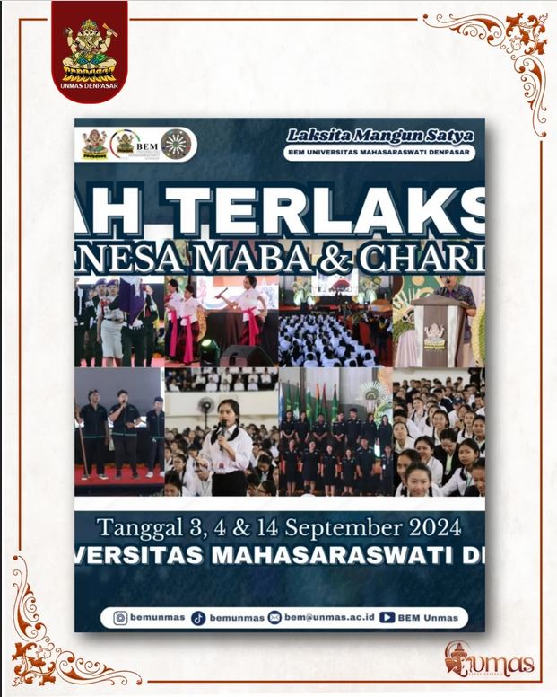 Dokumentasi Ganesa Maba Universitas Mahasaraswati Denpasar 2024.