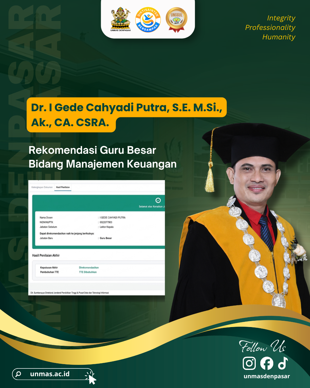 dua-akademisi-unmas-denpasar-raih-rekomendasi-sebagai-guru-besar