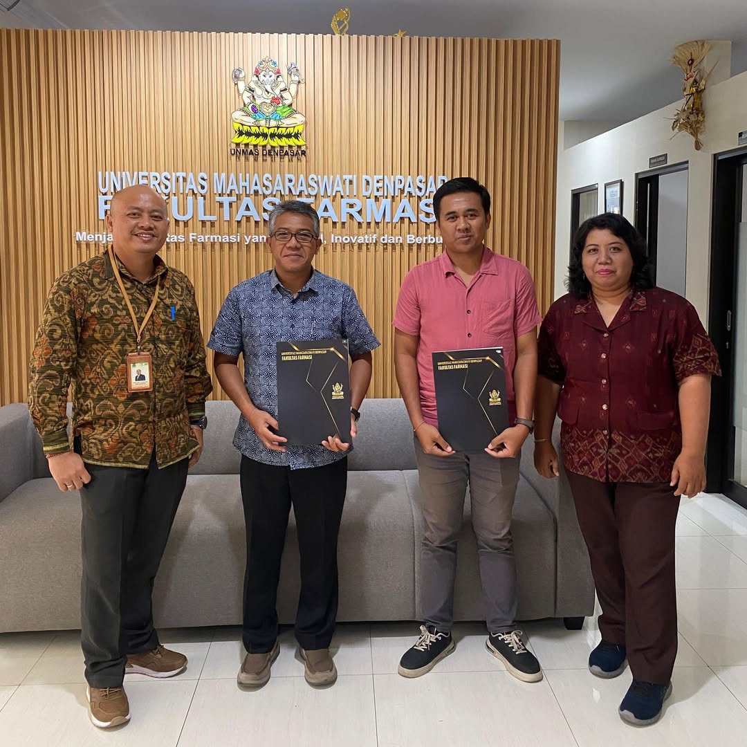 Fakultas Farmasi Unmas Denpasar  telah berlangsung Penyerahan Insentif Publikasi oleh Bapak Dr. apt. I Made Agus Sunadi Putra, S.Si., M.Biomed. selaku Dekan FF.