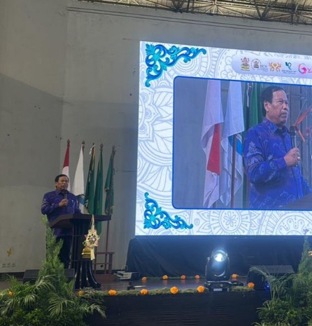 Fakultas Hukum Unmas Denpasar mengikiti pembukaan Dies Natalis ke 42 yang dihadiri oleh Rektor Unmas Denpasar beserta jajaran, Ketua LPPM, LPMI Unmas denpasar