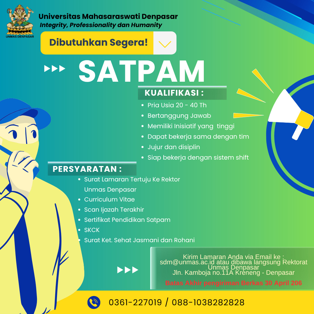 lowongan-satuan-pengamanan-satpam-universitas-mahasaraswati-denpasar-tahun-2026