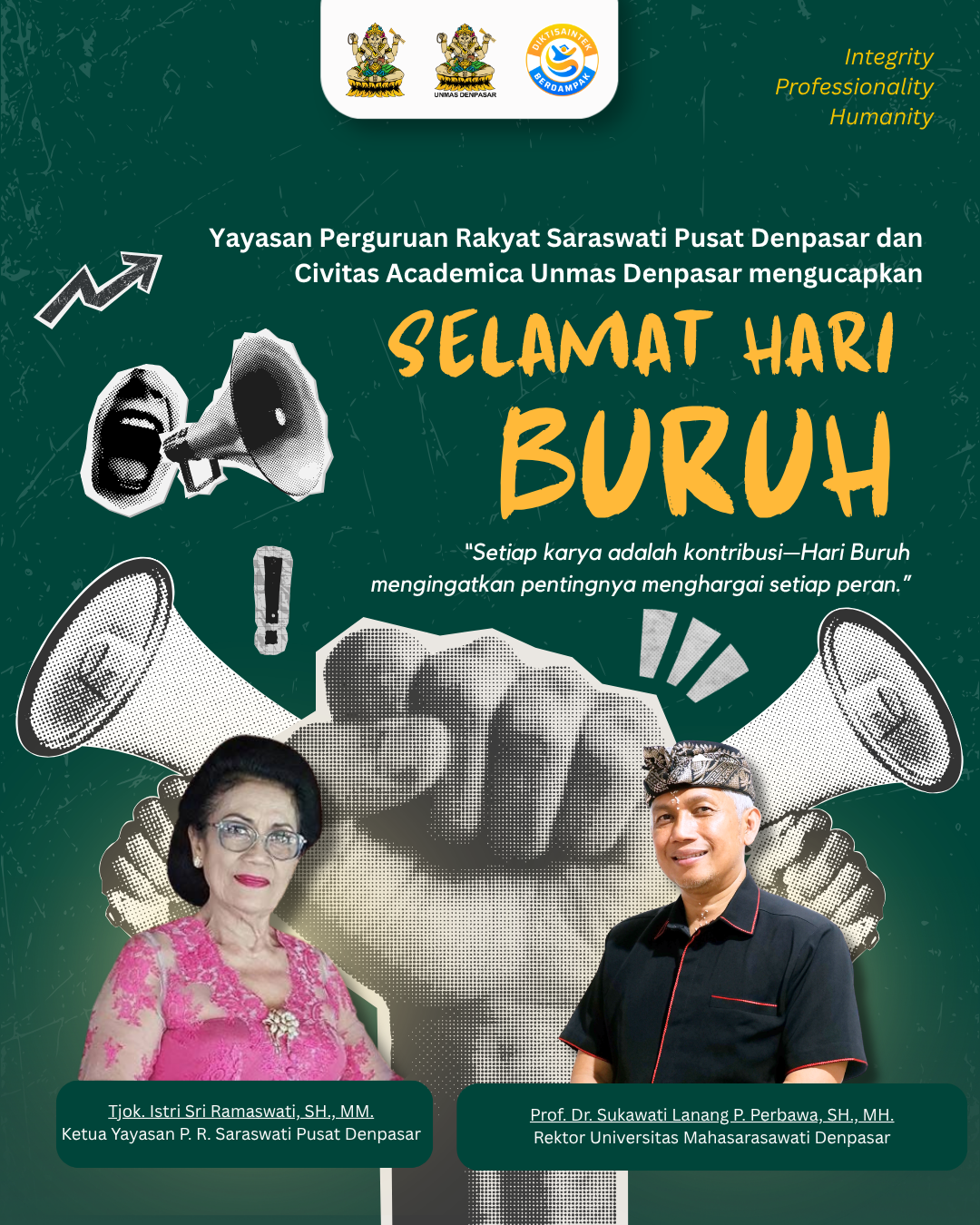 peringatan-hari-buruh-unmas-denpasar-teguhkan-komitmen-mencetak-sdm-unggul-dan-berdampak