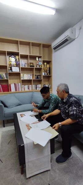 Perjanjian Kerjasama (PKS) antara fakultas Hukum Unmas Denpasar dengan PT. Twiline Prestige Vision