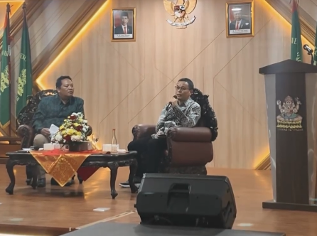 Sabtu, 20 Juli 2024 Fakultas Hukum Universitas Mahasaraswati Denpasar mengadakan kuliah umum dengan narasumber Yang Mulia Hakim Mahkamah Konstitusi