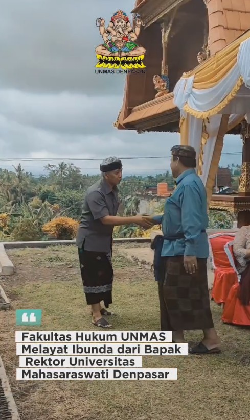 Segenap Civitas Akademika Fakultas Hukum Universitas Mahasaraswati Denpasar turut berduka