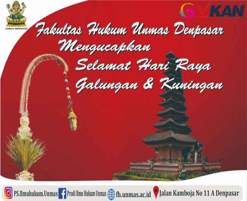 Selamat Hari Raya Galungan Dan Kuningan