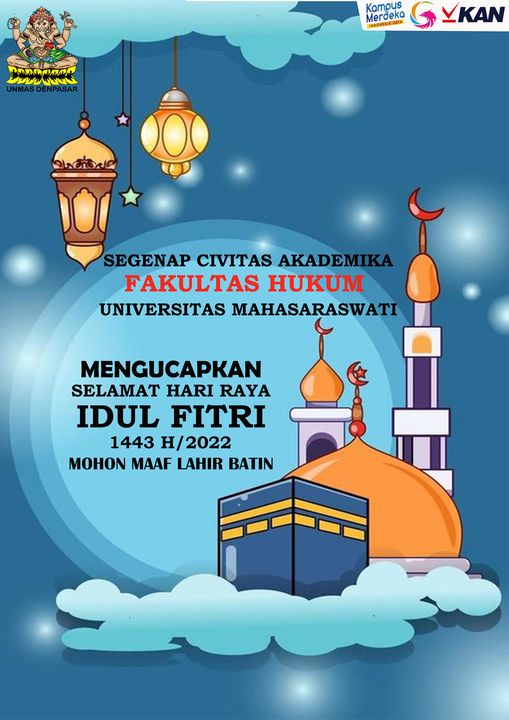 Selamat Hari Raya Idul Fitri 1 Syawal 1443 H