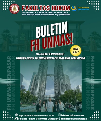 Senang banget akhirnya bisa memulai perjalanan Student Exchange Program di Universiti Malaya Day 6 & 7