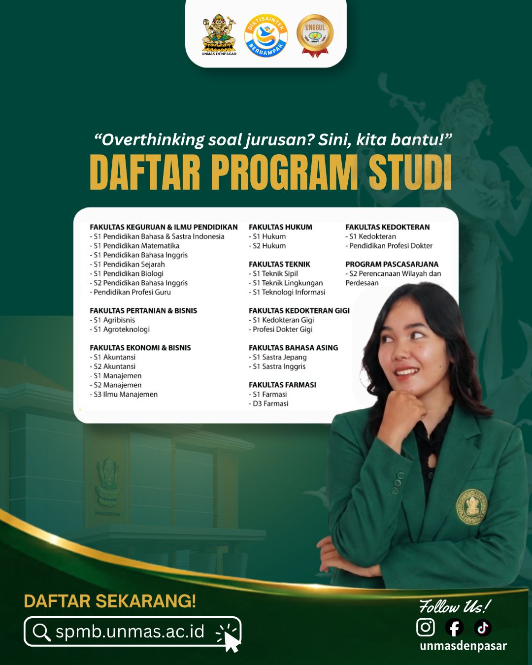 spmb-unmas-denpasar-gelombang-iii-resmi-dibuka-kesempatan-terakhir-bergabung-tahun-2026