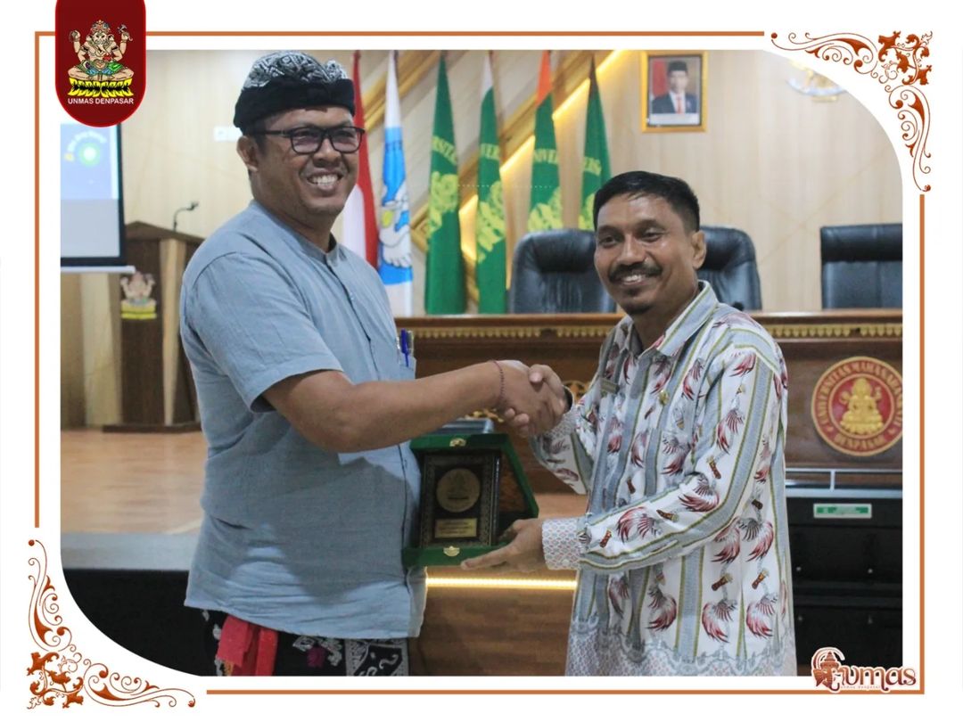 Universitas Mahasaraswati Denpasar menyambut kunjungan dari SMA Negeri 2 Skanto, Papua sebanyak 14 orang yang terdiri dari 3 orang guru dan 10 orang siswa/i.