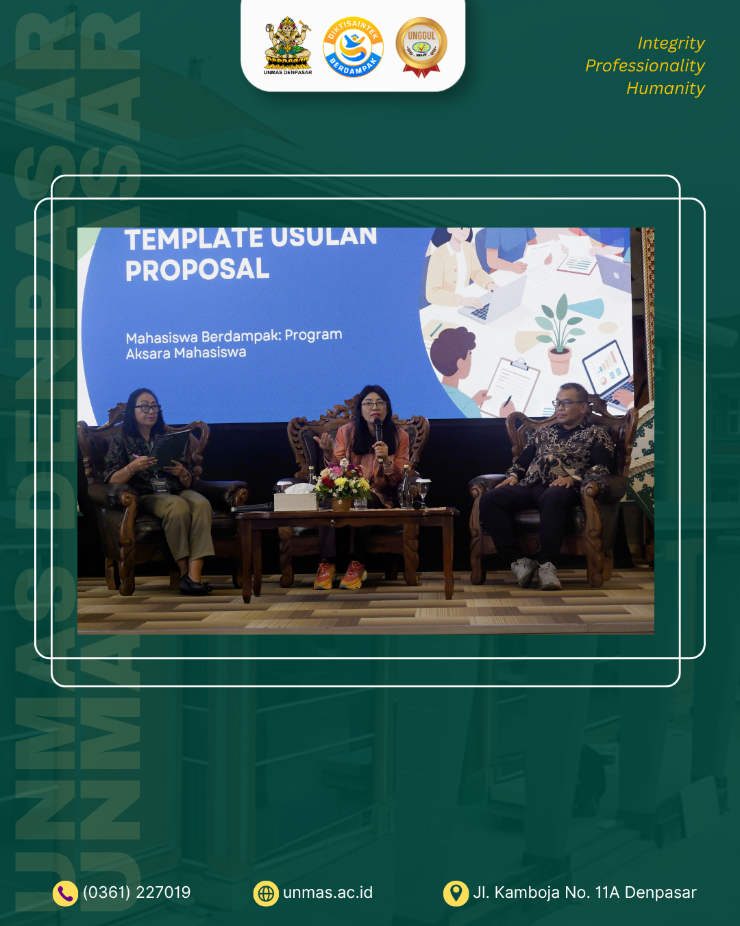 unmas-denpasar-jadi-tuan-rumah-sosialisasi-dan-bimbingan-teknis-program-aksara-mahasiswa-2026-perkuat-peran-mahasiswa-berdampak