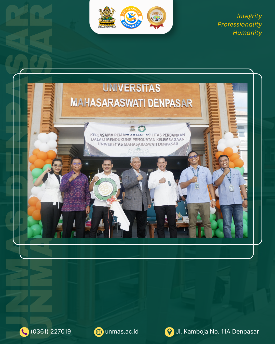 unmas-denpasar-perkuat-kelembagaan-melalui-kerja-sama-strategis-dengan-bni-dan-bank-bpd-bali