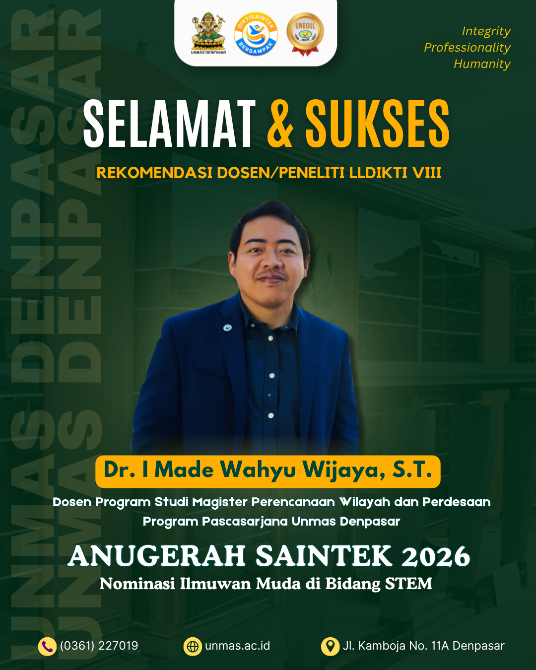 unmas-denpasar-torehkan-prestasi-nasional-lolos-anugerah-kerja-sama-diktisaintek-2026-dan-raih-nominasi-anugerah-saintek